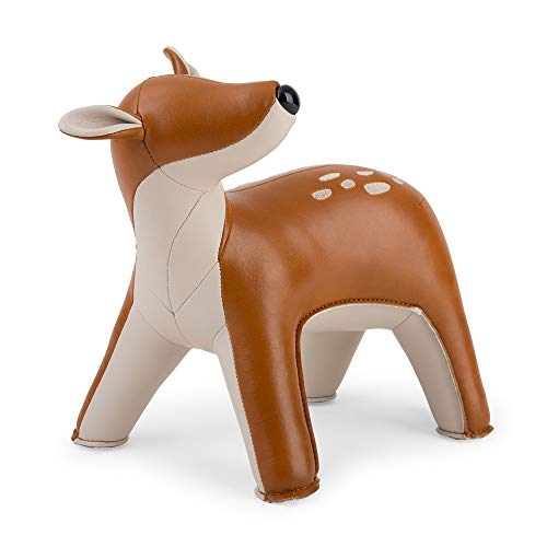 Züny - Buchstütze - Gazing Deer Luke - Rehkitz - 1 Kg - Kunstleder - Braun - Maße (LxBxH): 23,5 x 12,5 x 18,5 cm, GZBV00021014 von zü​ny