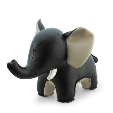 Züny Elefant Abby Buch- und Türstopper Groß Schwarz (Elephant Abby) von House & Home