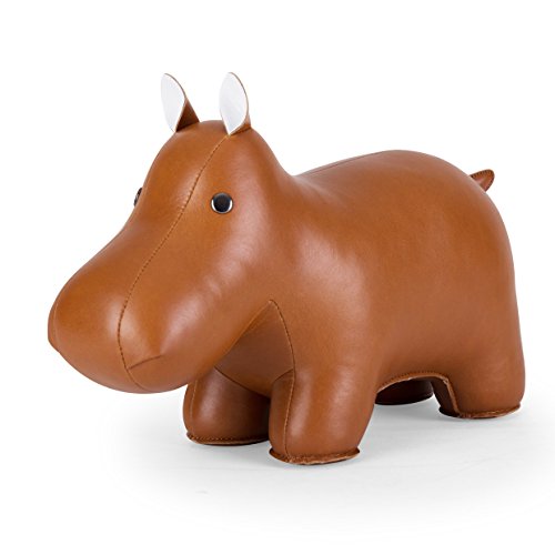 Züny, ZCDV0023T, Hippo, Bookend, Door Stopper, Tan-Brown (2kg) von TESTEL