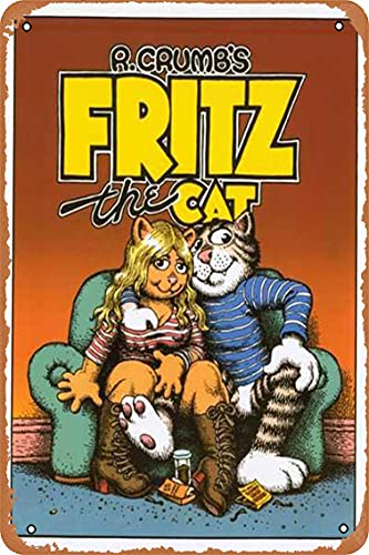 Art Metal Poster Robert Crumb Fritz The Cat Blechschild 20,3 x 30,5 cm Art Metal Poster Robert Crumb Fritz The Cat Blechschild 20,3 x 30,5 cm von Zuhhgii