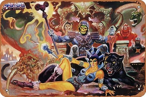 He-man And The Masters Of The Universe TV-Show-Poster, Metall-Blechschild, 20,3 x 30,5 cm, Filme und TV-Serien, Wanddekoration von Zuhhgii