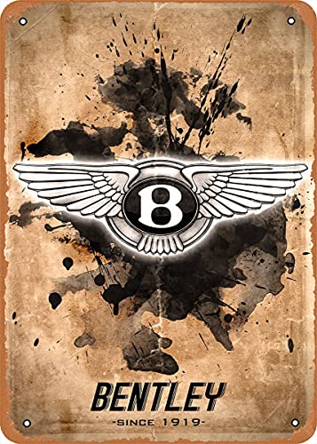 Metal Signs – Old Grunge Car Bentley – 20,3 x 30,5 cm Blechposter von Zuhhgii