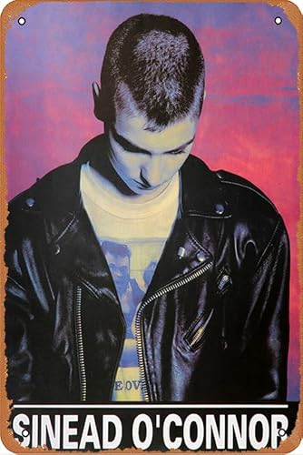 Sinead O`Connor, 1988 Metall-Blechschild, Musik-Metall-Poster, Zuhause, Bar, Pub, Dekoration, Wandkunstdruck, 30,5 x 20,3 cm von Zuhhgii