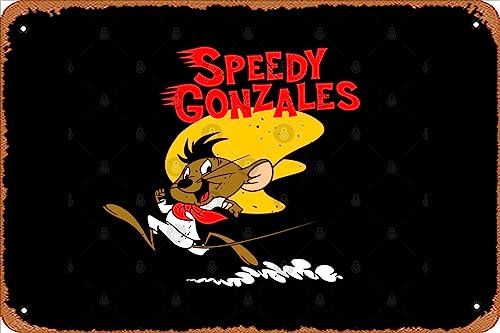 Zuhhgii Retro-Blechschild Speedy Gonzales Vintage lustige Neuheit Metallschilder Männerhöhle humorvolle Schilder Filme Musik Bar Kunst Poster Retro-Druck Wanddekoration Garage Geschenke 30,5 x 20,3 cm Zuhhgii Retro-Blechschild Speedy Gonzales Vintage lustige Neuheit Metallschilder Männerhöhle humorvolle Schilder Filme Musik Bar Kunst Poster Retro-Druck Wanddekoration Garage Geschenke 30,5 x 20,3 cm von Zuhhgii