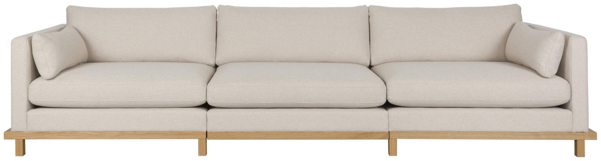 BLOSSOM 4,5-Sitzer Sofa von ZUIVER Stoff Sand Gestell Eiche hell BLOSSOM 4,5-Sitzer Sofa von ZUIVER Stoff Sand Gestell Eiche hell von Zuiver