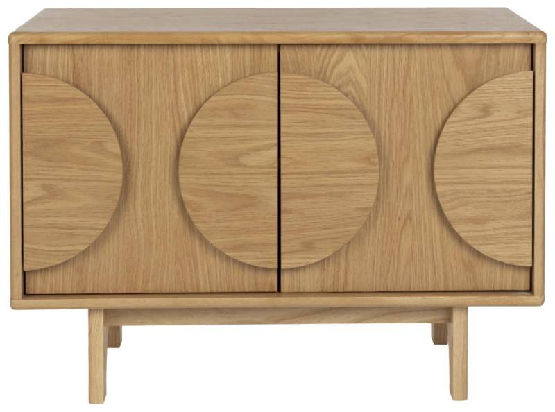 Sideboard GROOVE mit 2 Türen und Eichennfurnier von Zuiver von Zuiver
