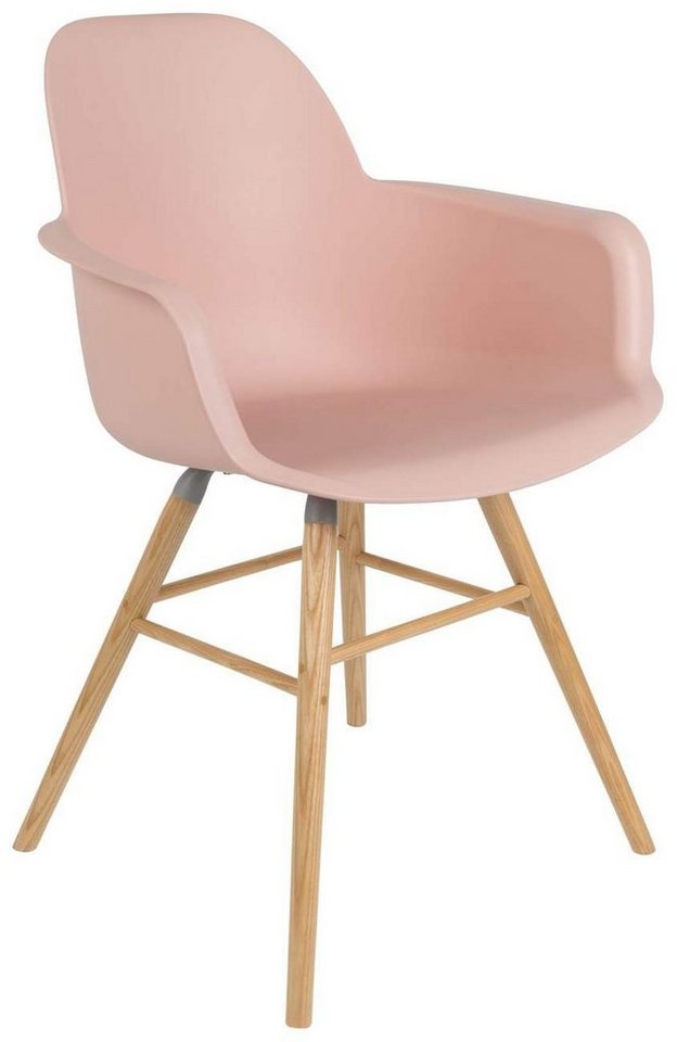 Zuiver Armlehnstuhl Esszimmerstuhl ALBERT KUIP Rosa - Design Armlehnstuhl von ZUIVER von Zuiver