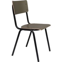 Zuiver - Back to School Stuhl, olive matt von Zuiver