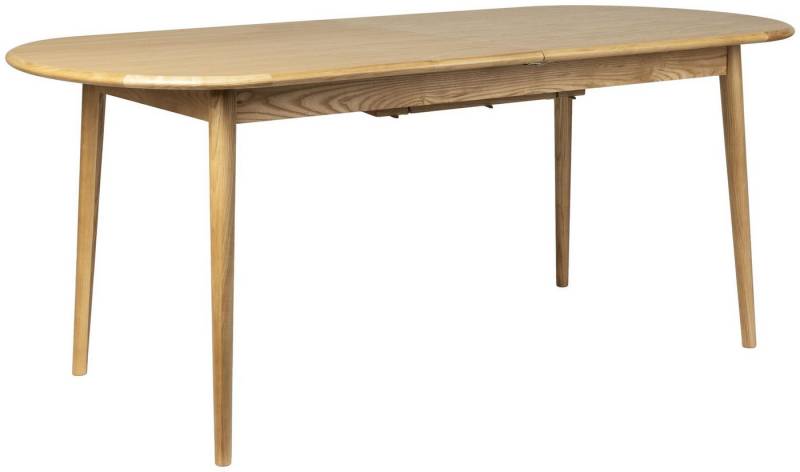 Zuiver Esstisch Esstisch TWIST OVAL von ZUIVER 180 x 90 ausziehbar Eiche furniert von Zuiver