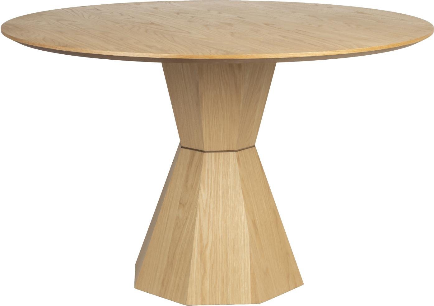 Zuiver Esstisch Tisch Esstisch LOTUS Rund Ø 120 cm von Zuiver Eiche furniert von Zuiver