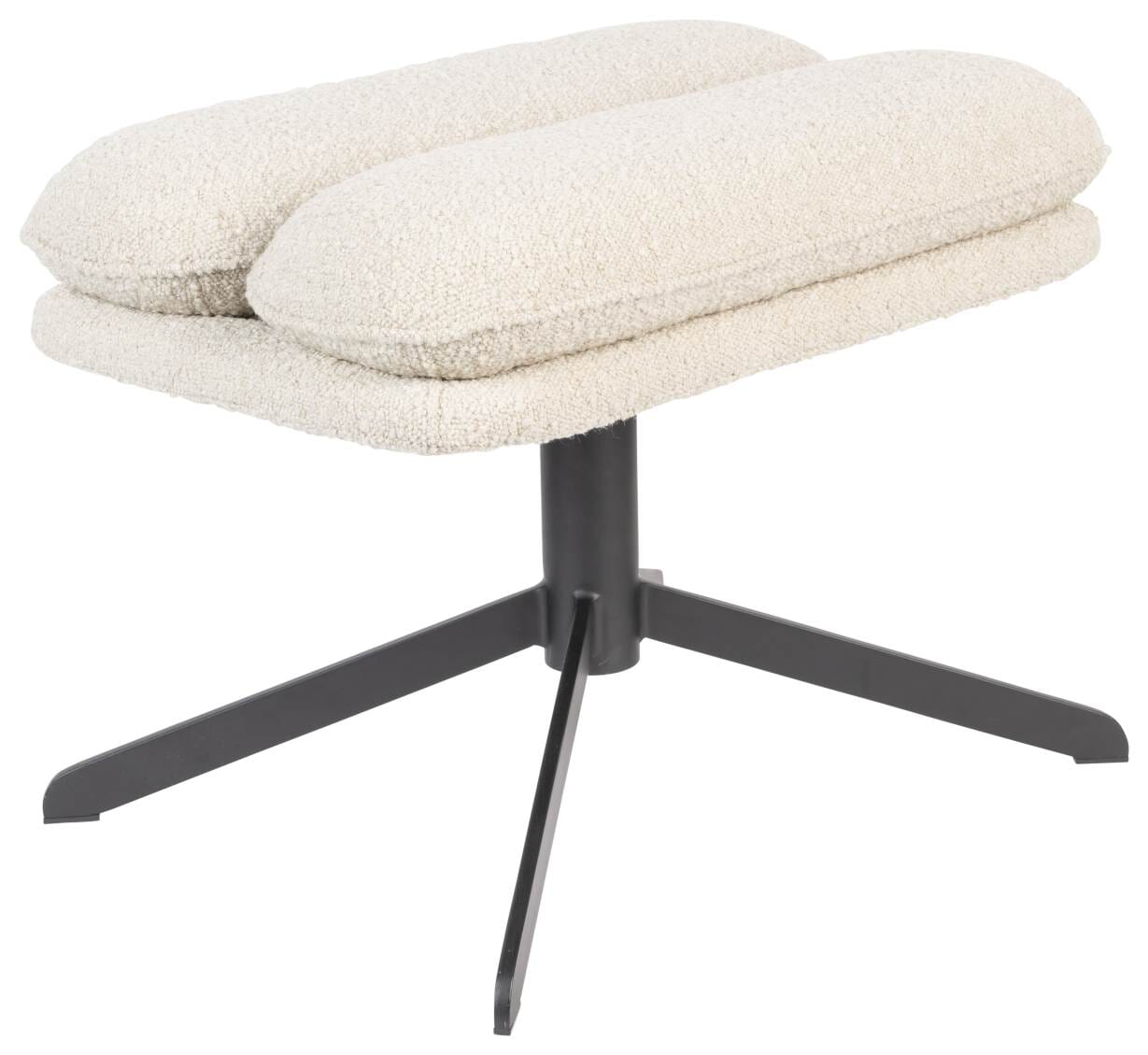 Zuiver Hocker Fußhocker TYLER Bouclé Stoff Beige Zuiver Hocker Fußhocker TYLER Bouclé Stoff Beige von Zuiver