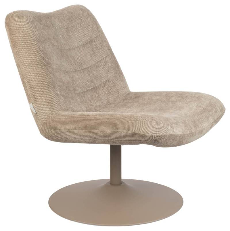 Zuiver Lounge Sessel BUBBA Beige drehbar von Zuiver