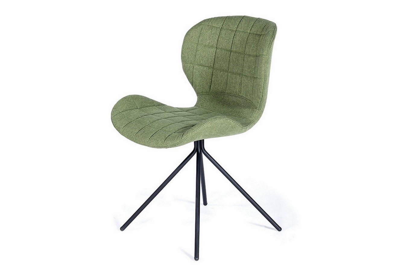 Zuiver Stuhl Esszimmerstuhl OMG Stoff grün von Zuiver