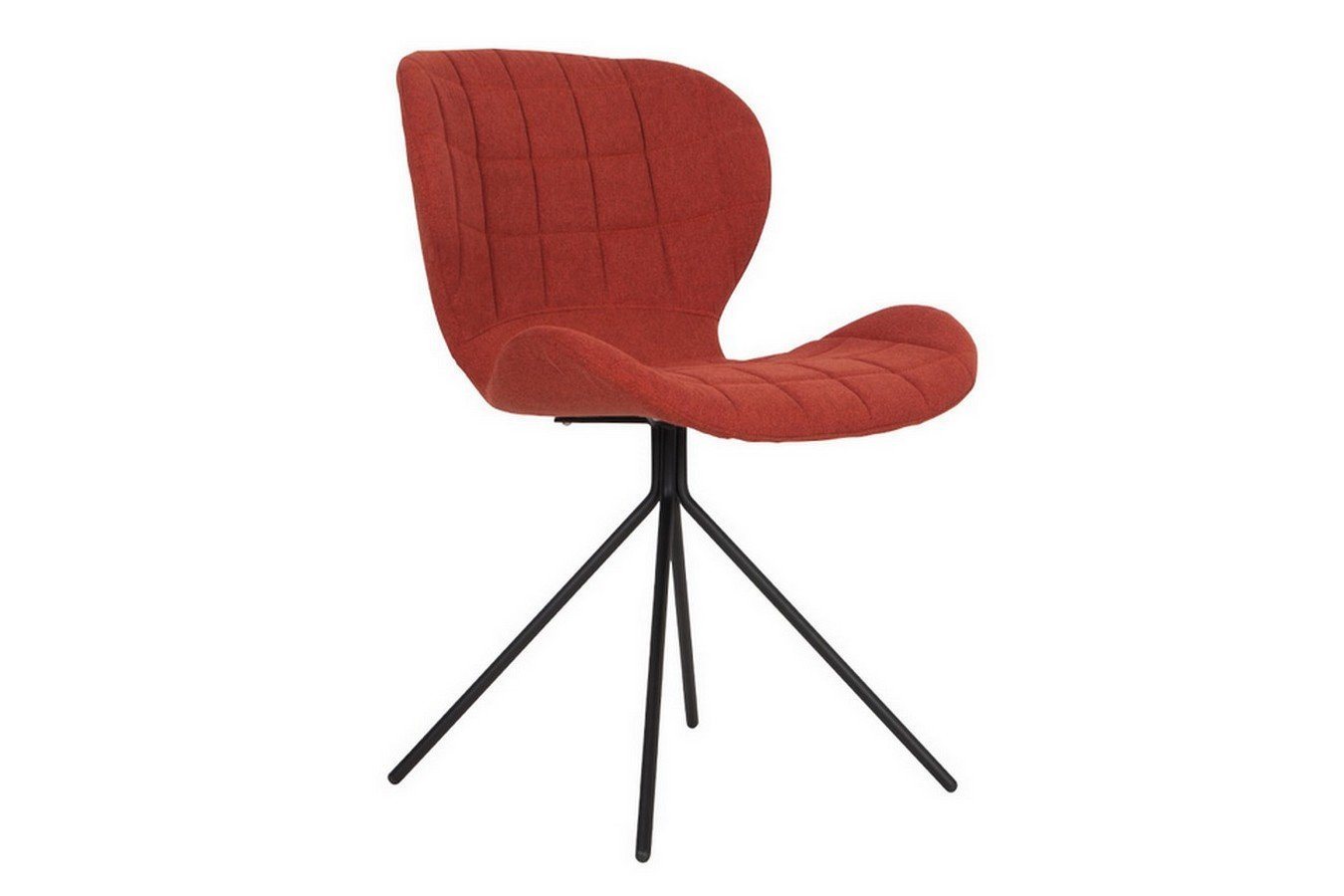daslagerhaus living Stuhl Esszimmerstuhl OMG Stoff orange von daslagerhaus living
