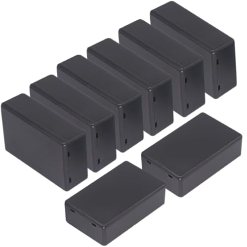 Zulkit 8 Stück Projektboxen ABS-Kunststoff Elektrische Projektkoffer Stromabzweigdose Schwarz 80 x 50 x 26 mm Zulkit 8 Stück Projektboxen ABS-Kunststoff Elektrische Projektkoffer Stromabzweigdose Schwarz 80 x 50 x 26 mm von Zulkit