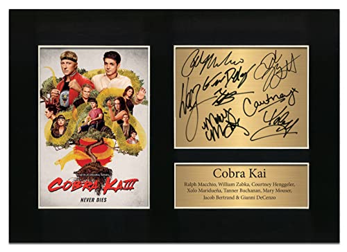 Cobra Kai III Staffel 3 Cast Signed | Autogramm A4 gedruckte Foto-Reproduktion Druck Bild Display Nr. 72 von Zulu Image