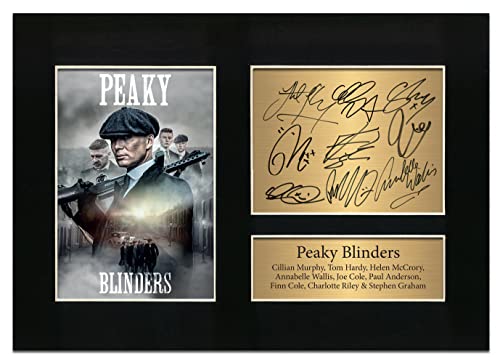 Peaky Blinders, Cillian Murphy Paul Anderson Memorabilia, A4, gedrucktes Autogramm, Reproduktion, Bild Nr. 92 von Zulu Image