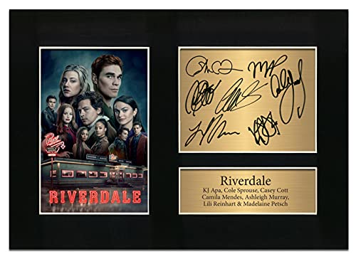 Riverdale Memorabilia signiert von 7 Cast A4 gedrucktes Autogramm Foto Reproduktion Druck Bild Display Nr. 19 von Zulu Image