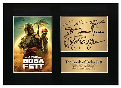 Star Wars The Book of Boba Fett Signiertes A4 Foto Memorabilia Reproduktion Druck Bild Display Nr. 88 von Zulu Image