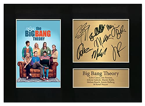 The Big Bang Theory signiertes A4 gedrucktes Autogramm Foto Reproduktion Druck Bild Display Nr. 13 von Zulu Image