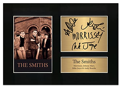 The Smiths Morrissey Johnny Marr | Autogramm A4 gedruckt Foto Reproduktion Druck Bild Display Nr. 61 von Zulu Image