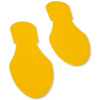 BOPLAN® Bodenmarkierung Line Plan, "Füße", gelb von BOPLAN®