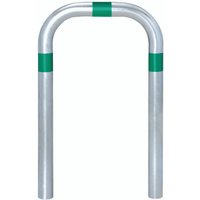 MORAVIA Schutzbügel für Ladesäulen, Ø 60 mm, BxH 500 x 500 mm, zum Einbetonieren, grüne Reflexringe MORAVIA Schutzbügel für Ladesäulen, Ø 60 mm, BxH 500 x 500 mm, zum Einbetonieren, grüne Reflexringe von MORAVIA