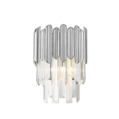 Zumaline GLADIUS Kristall-Wandleuchte, Chrom, Klar, 1x G9 von Zumaline Lighting