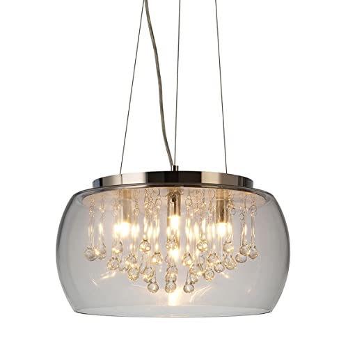 Zumaline LUCE Pendel-Deckenleuchte, Silber, 5x G9 von Zumaline Lighting