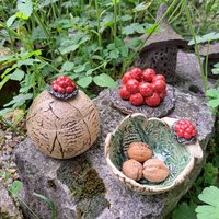 Schwarzwald Schale Kerze Wald Knabbern Kerzenhalter Dose von ZumbuntenHundDE