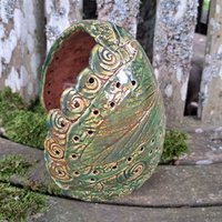 Windlicht Laterne Kerze Grabschmuck Gartendekoration Liebe Trauer Dankbarkeit von ZumbuntenHundDE