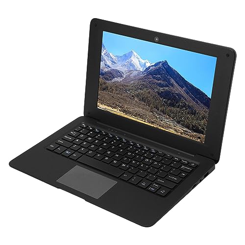 10,1-Zoll-Laptop für 10, N3350 Dual-Core-CPU-Laptop, 64 G ROM, Tragbarer Computer-PC mit Maus, Integriertes WLAN, Bluetooth, HDMI, für Büro, Reisen, Zuhause (EU-Stecker von Zunate
