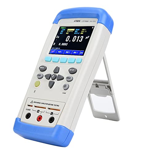 AT826 100-240V Professionelles Handheld-Digital- -Messgerät Widerstands-Induktivitäts-Kapazitäts-Tester (EU-Stecker) von Zunate