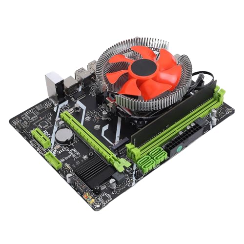 CPU Motherboard Kit, 4 Core 4 Thread Desktop Prozessor 2 Kanal 16G DDR4 USB 3.0 M.2 PCI E NVME VGA RJ45 USB 3.0 16X Slot Desktop Gaming Mainboard CPU für I6/7/8/9 für I5 6500 von Zunate