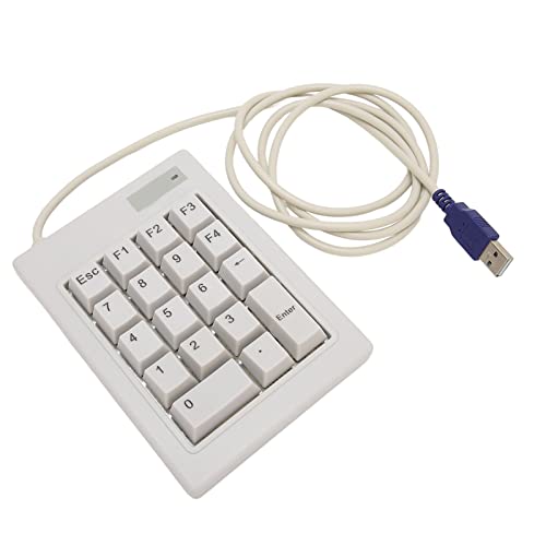 DX 18A Mechanischer Ziffernblock, USB-ABS-Plug-and-Play-Kabel, 18-Tasten-Nummernblock, Schwarze Axis-Digitaltastatur, für Finanzen, Bankwesen, Buchhaltung von Zunate