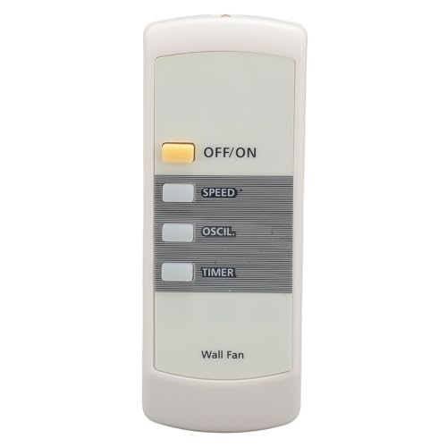 Lüfter-Fernbedienung, Ersatz-Multifunktions-Kompakt-Wandventilator-Fernbedienung, 2 AA-Batterien Betrieben für Zuhause Lüfter-Fernbedienung, Ersatz-Multifunktions-Kompakt-Wandventilator-Fernbedienung, 2 AA-Batterien Betrieben für Zuhause von Zunate