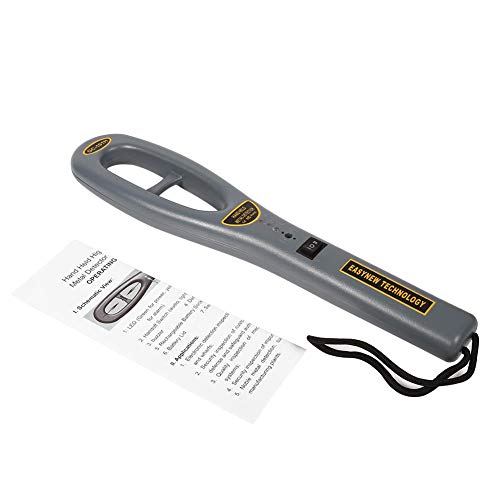 Metalldetektor, Professional Metallsuchgerät Golddetektor Tragbar Metall Pinpointer Hochempfindlicher Handheld Security Hunter Finder LED Metallscanner Detektor 3-20m /9.8-65.6ft von Zunate