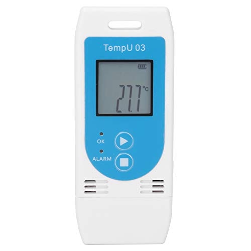 PDF USB-Datenlogger für Temperatur und Luftfeuchtigkeit, Wiederverwendbarer Rekorder mit LCD, 32000 Punkten, Hohe Genauigkeit, für Lagerverwaltung, Logistiktransport von Zunate