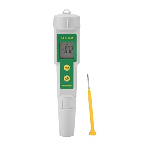 Redox Messgerät ORP, ORP Tester ORP-169 Tragbarer Wasserqualitätsmonitor, Digitaler ORP Teststift Wasser ORP Messgerät Redox Stift mit Abnehmbare Sonde von Zunate