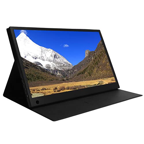 Tragbarer 15,6 Zoll, 1080P FHD IPS-Display, Ultradünner Externer für Laptop, PC, Telefon, für, Switch, USB-C-HDMI-Reise-Gaming-, mit Schutzhülle und von Zunate