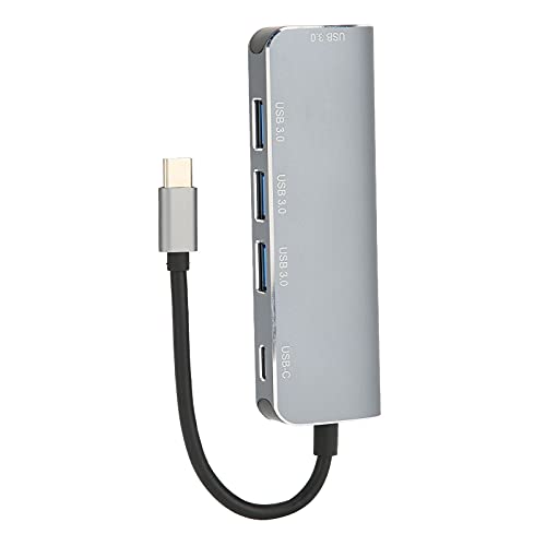 USB C Hub, 5 in 1 4 Ports USB3.0 5Gbps 60W Tragbarer Computer Laptop USB C Dockingstation,für Tablets Mobiltelefone Notebooks mit Typ-C Schnittstelle USB C Hub, 5 in 1 4 Ports USB3.0 5Gbps 60W Tragbarer Computer Laptop USB C Dockingstation,für Tablets Mobiltelefone Notebooks mit Typ-C Schnittstelle von Zunate