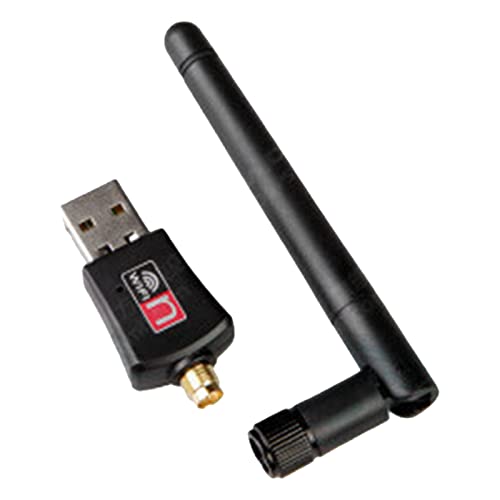 USB-WLAN-Adapter für Desktop-PC, WLAN-Dualband-Netzwerkadapter mit 2,4-GHz-400-Mbit/s- und 5-GHz-867-Mbit/s-High-Gain-Antenne, MU-MIMO-Technologie von Zunate