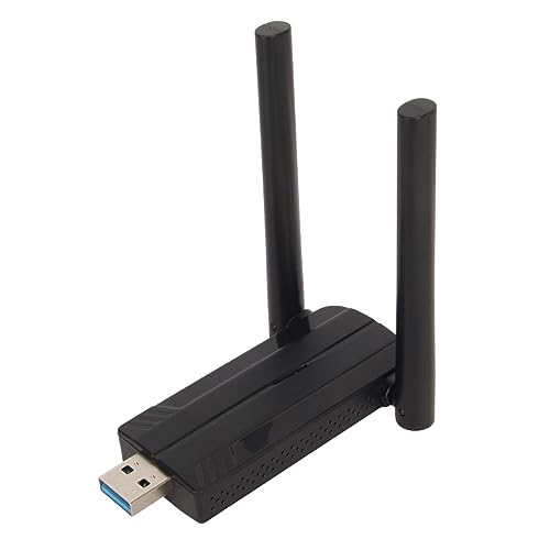 Zunate USB WLAN Adapter für PC, Dualband Wireless Netzwerkadapter mit High Gain Antenne, Wireless LAN Netzwerkkartenadapter für von Zunate