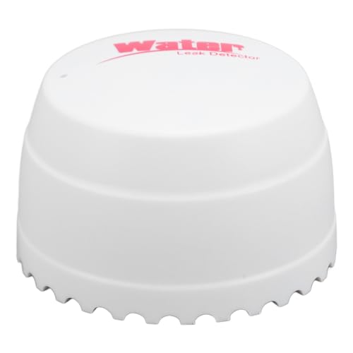 Wasserleck-Detektor-Sensor-Alarm, Intelligenter Kabelloser Detektor für Überschwemmungen, Waschbecken-Überlauf-, App-Warnungen für Keller, Küche, Badezimmer von Zunate