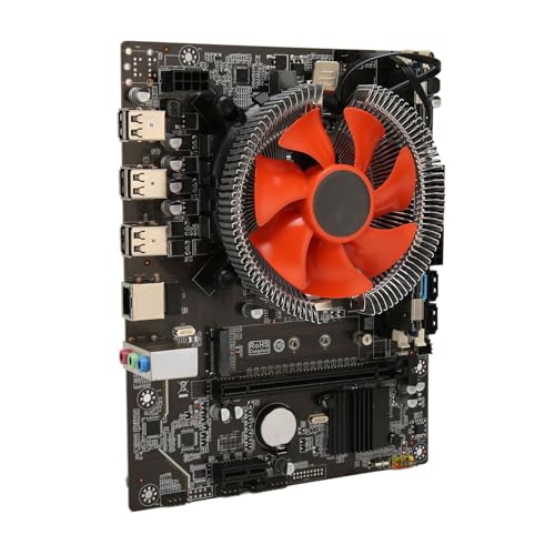 X79 Gaming Motherboard, für LGA 1356, DDR3, PCIE X16, 6xUSB2.0, 2xSATA3.0, 2xSATA2.0, NVME M.2, RJ45 Netzwerk, Motherboard CPU Combo mit Lüfter von Zunate