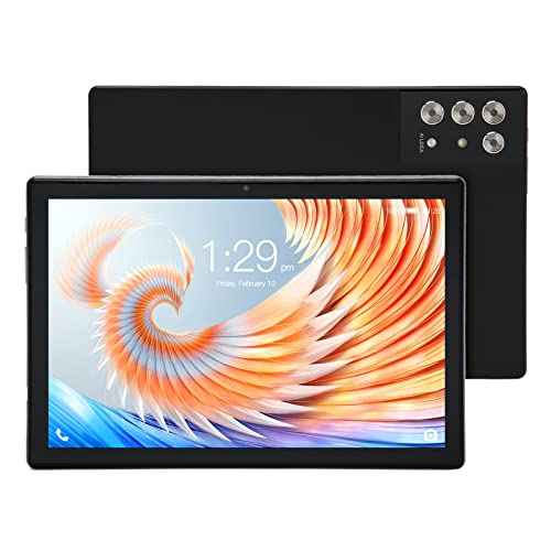 Zunate 10,1 Zoll Tablet für Android 12, S30 Pro 8 GB RAM 256 GB ROM Tragbare Dualband WiFi Tablets, Vorne 800 W Hinten 1600 W Tablet PC, 7000 mAh Akku mit Zwei Kartensteckplätzen, (EU-Stecker) von Zunate