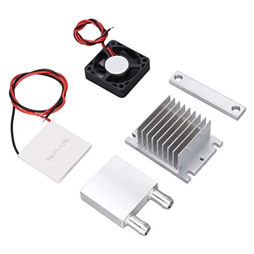 Zunate 12V Thermoelektrischer Peltier-Kühler Halbleiter-Kälte-Lüfter-System Kühlkörper DIY Kit -Klimaanlage Kühlschrank von Zunate