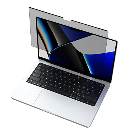 Zunate 14,2-Zoll-Magnetischer, Abnehmbarer Anti-Blue-Glare-Blickschutzfilter, Abnehmbarer Laptop-Sichtschutz, Magnetische Installation, Für OS X Laptop Pro, M1 Pro, M1 Maximum von Zunate