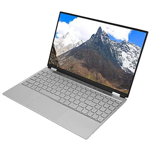 Zunate 15,6-Zoll-Laptop Quad Core 4,2 GHz CPU 16 GB RAM mit 1920 X 1080 IPS-Magnetkamera für Home Entertainment, Gaming, Online-Meetings (16G+128G EU-Stecker) von Zunate