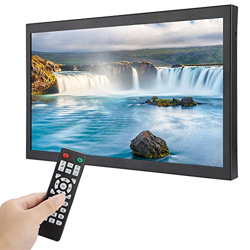 Zunate 17,3 Zoll Monitordisplay,Metall Full HD 1920x1080 400CD/mm² 1000:1 16:9 Breitbild-TFT-Bildschirm Eingebetteter/an der Wand Befestigter,Unterstützt VGA/HDMI Dual Input von Zunate